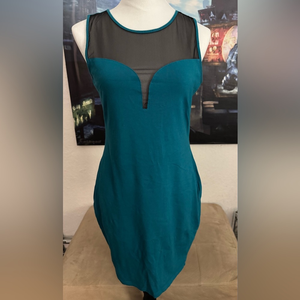 Forever 21+ Bodycon Teal Dress